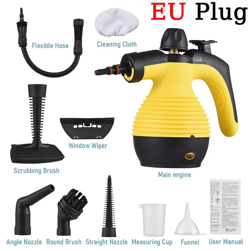 220V steam cleaner, small household handheld multifunctional, high-temperature kitchen cleaning machine, bathroom cleaner.